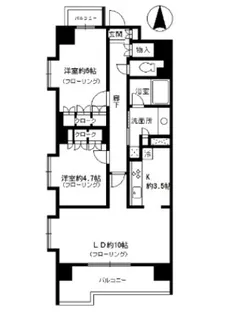 ザ・グランフォーリア西日暮里【11階】の間取り