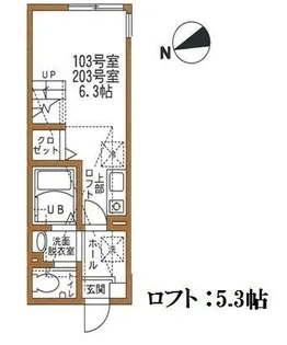 ハーベリーMC【2階】の間取り