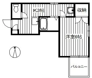 サンテラス桜台【2階】の間取り