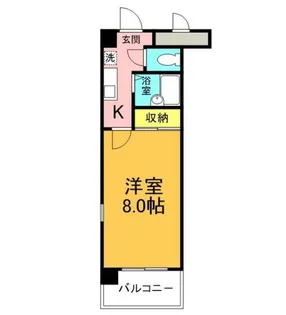 Lily-beさくら【8階】の間取り