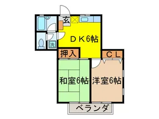ラ・プチメゾン【2階】の間取り