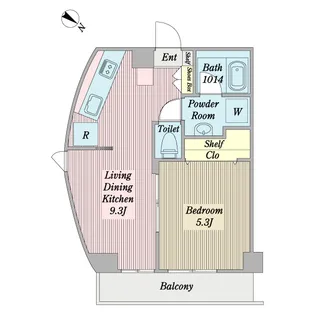ツインコーポラス【4階】の間取り