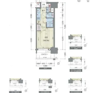 プレサンス名古屋STATIONビジュ【10階】の間取り