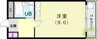 ラ・フラタニテ【3階】の間取り