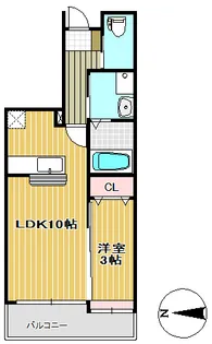 Est Luce【3階】の間取り