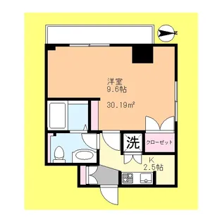 ジュネスコート綾瀬【6階】の間取り