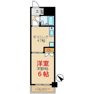 グレイス多摩川【3階】の間取り