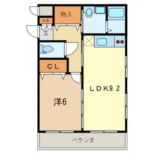 プランドール【2階】の間取り