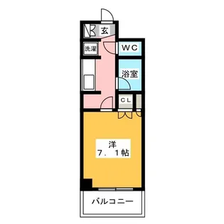 エコロジー東陽町プロセンチュリー【6階】の間取り