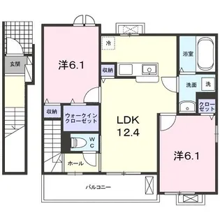 ジ・アピオン【2階】の間取り