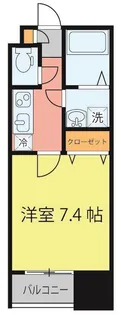 シェルグランデ東口【7階】の間取り