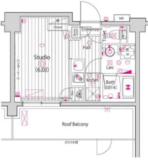 ガーラ大井町グランドステージ【5階】の間取り