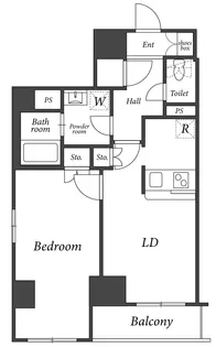 リージア西新宿【2階】の間取り