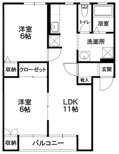 ルシアA【1階】の間取り
