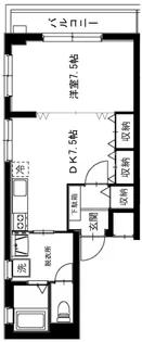 志幸56 OLIVE【5階】の間取り