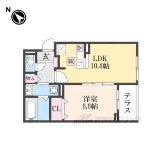 サンロイヤル1【1階】の間取り