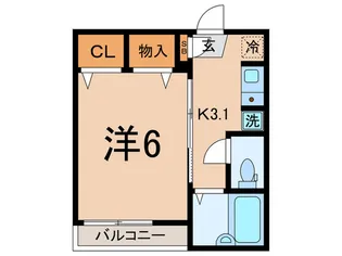 シティパル【2階】の間取り