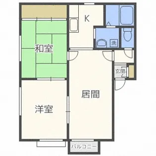 ウィンディア元町【1階】の間取り