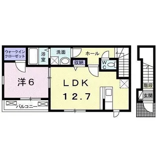 メゾン・ド・グリシーヌII【2階】の間取り