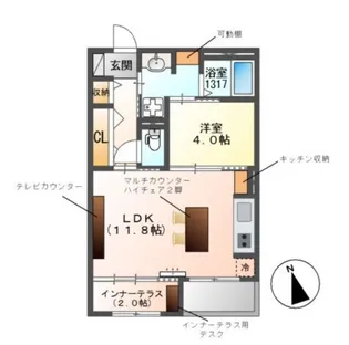 パークエステートI【2階】の間取り