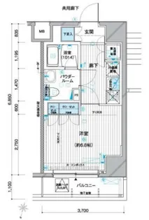 メインステージ赤羽北II【2階】の間取り