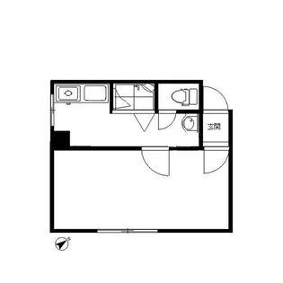 パペーテ桜橋【3階】の間取り