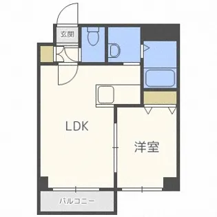 ラヴィスタ北17条【5階】の間取り