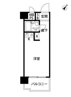 ライオンズマンション雪が谷大塚【7階】の間取り