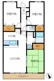 シャルマンドミール【5階】の間取り