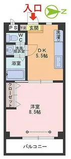 ジュネス光陽【3階】の間取り