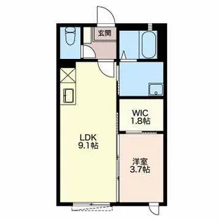 ソフィアA【1階】の間取り