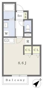 Case長町【1階】の間取り