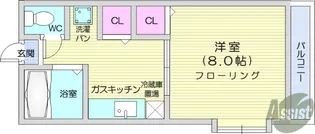 グーテンモルゲン【2階】の間取り