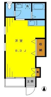 プロースト野方【1階】の間取り