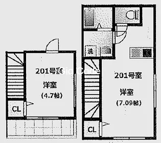 DAI MAISON 西新井【2階】の間取り