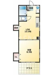 メゾンドール【1階】の間取り
