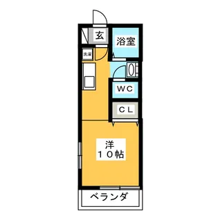 レコス壱番館【2階】の間取り