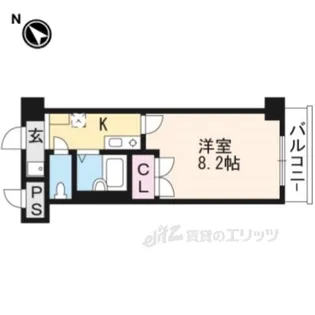 クレスト草津【10階】の間取り