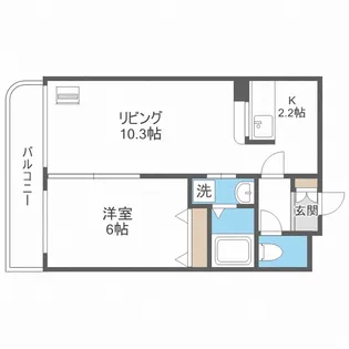 エルミタージュ【4階】の間取り