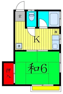 丸永コーポ【1階】の間取り
