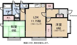 チェスナットビラ【1階】の間取り
