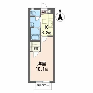 M’sビーグル【2階】の間取り