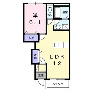 エターナルライフ【1階】の間取り