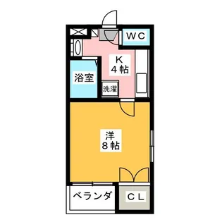 ハイエスト田町【5階】の間取り