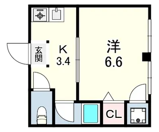 ARK武庫川【2階】の間取り