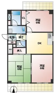 ロイヤルリー【4階】の間取り
