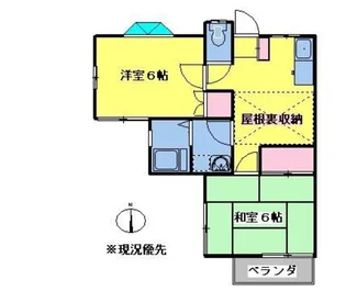 アベリアクレストA【1階】の間取り