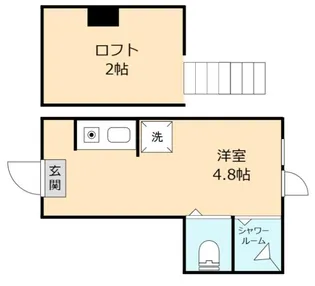 フレシール中落合【1階】の間取り