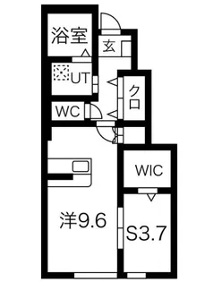 エムズグレイス【1階】の間取り