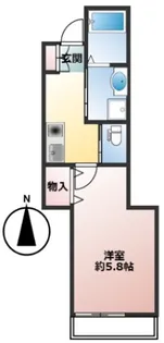 ラフレーズ西新井【1階】の間取り